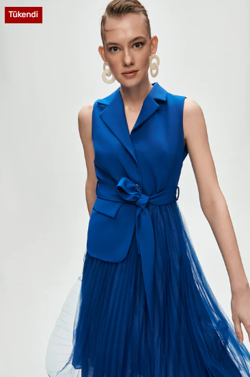 PLEATED DRESS